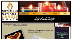 Desktop Screenshot of nationalcandlemonth.org
